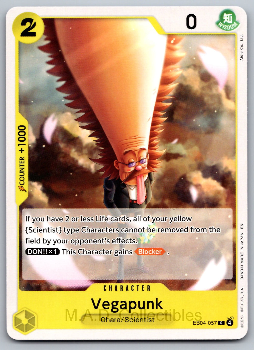 Vegapunk C Adventure on Kami's Island Release Event Cards EB04-057 NM