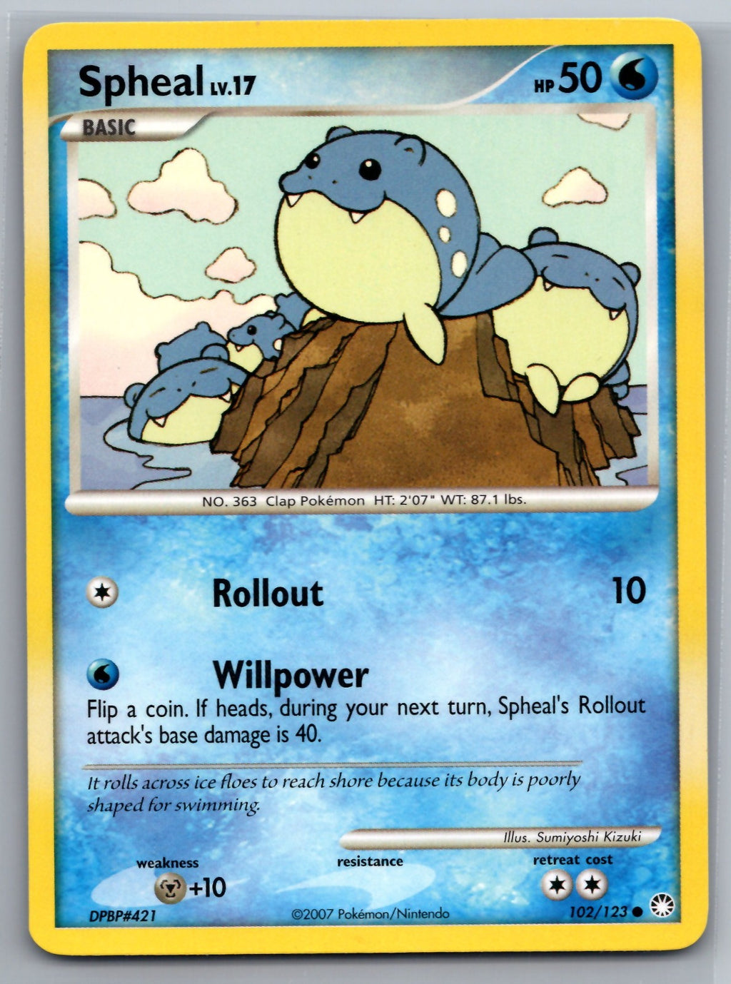 Spheal Common Mysterious Treasures 102/123 NM