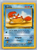 Krabby Unlimited Common Fossil 51/62 NM