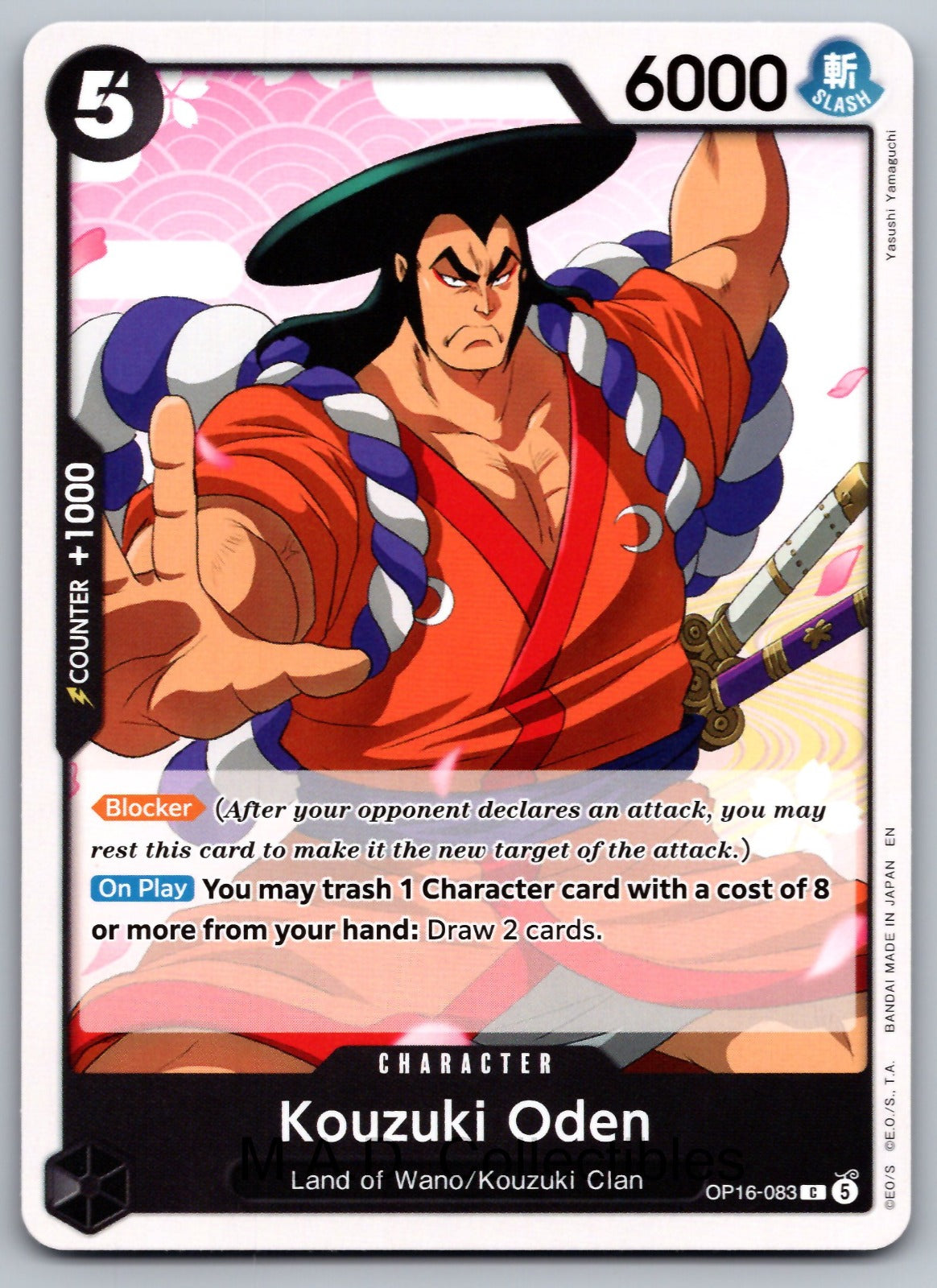 Kouzuki Oden C The Time of Battle OP16-083 NM