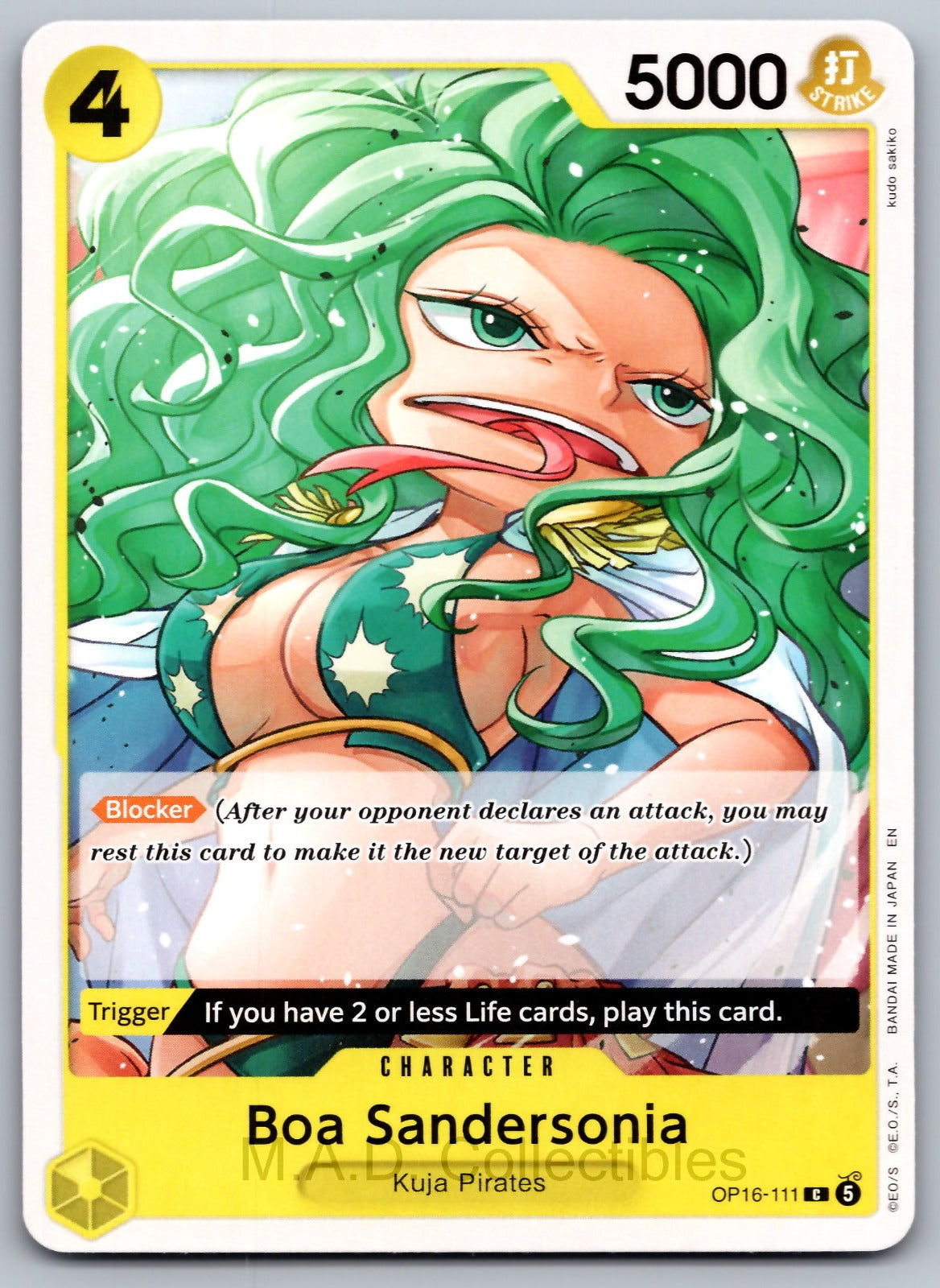 Boa Sandersonia C The Time of Battle OP16-111 NM