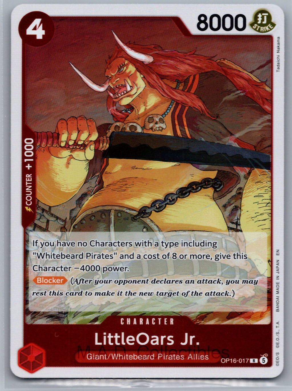 LittleOars Jr. Foil R The Time of Battle OP16-017 NM