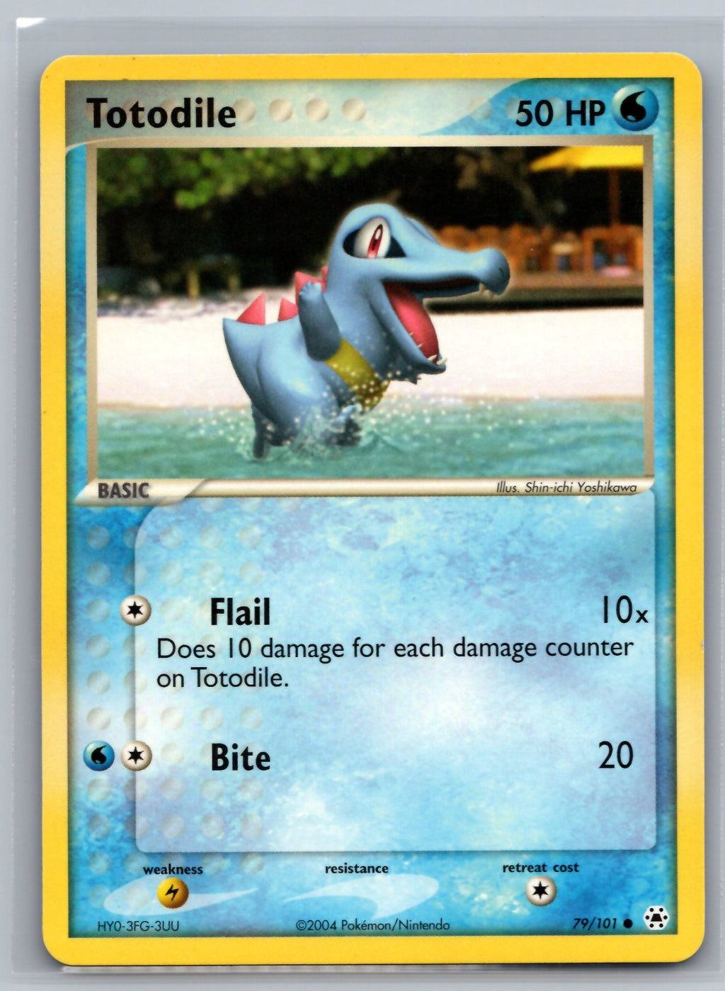 Totodile Common EX Hidden Legends 79/101 NM