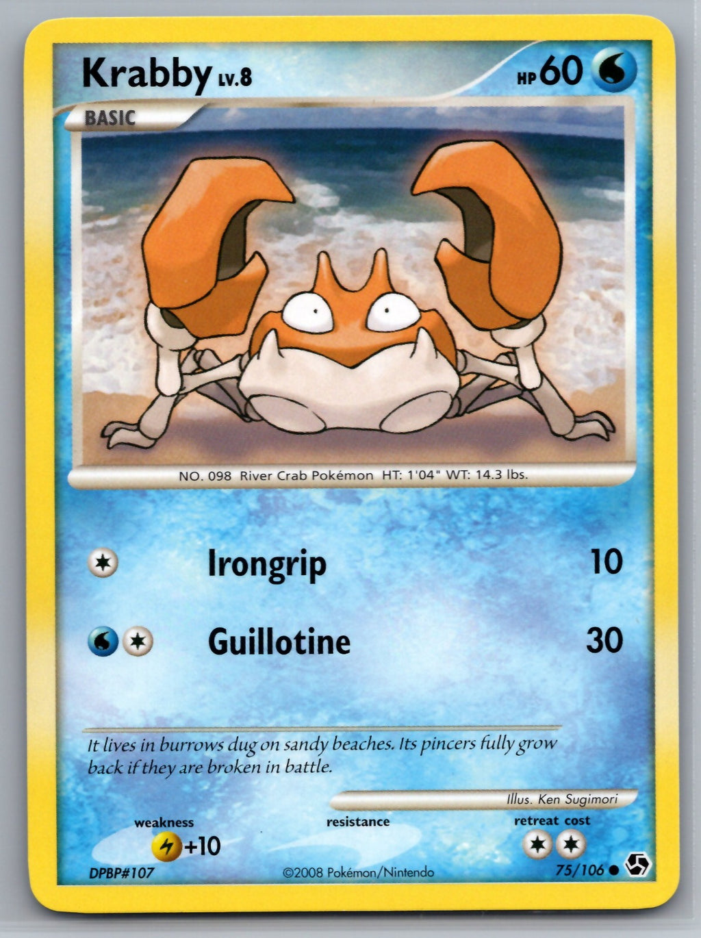 Krabby Common Great Encounters 75/106 NM
