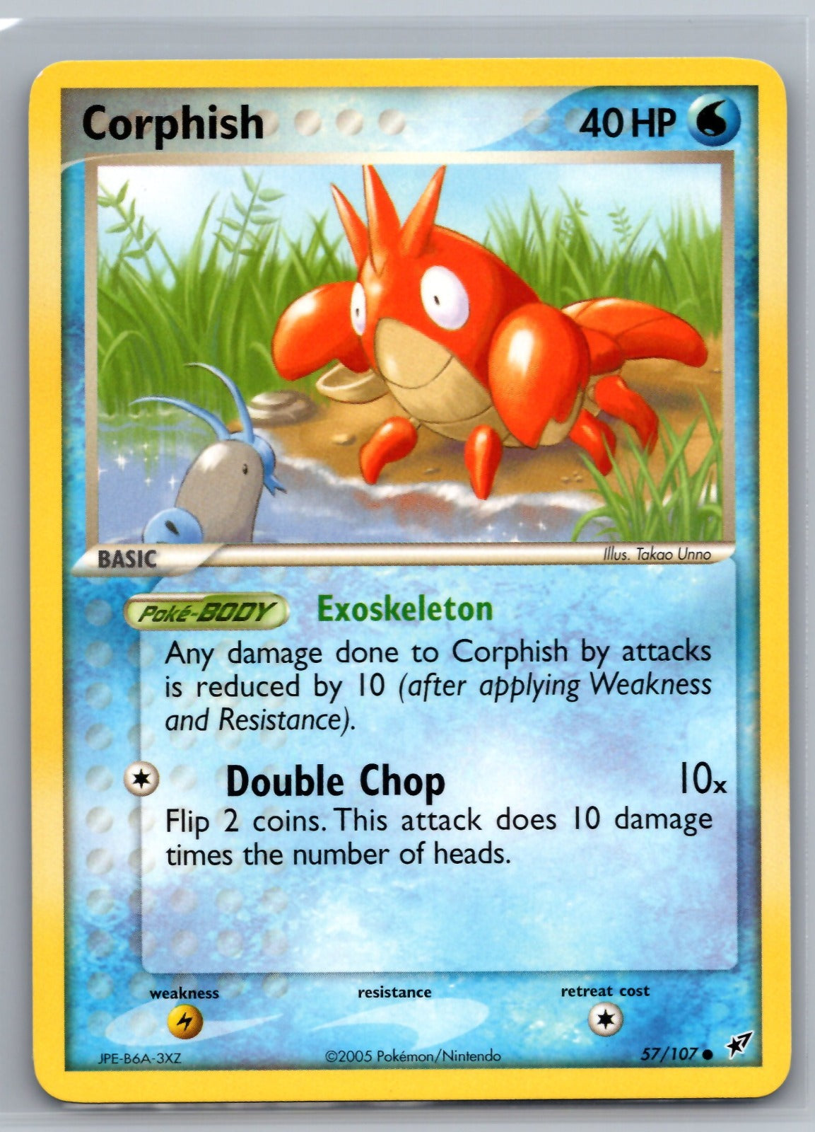 Corphish Common EX Deoxys 57/107 NM
