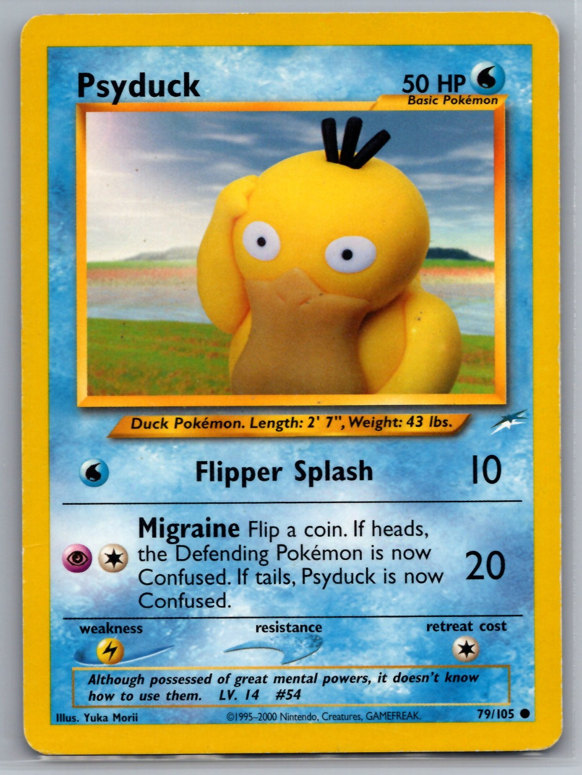Psyduck Unlimited Common Neo Destiny 079/105 NM