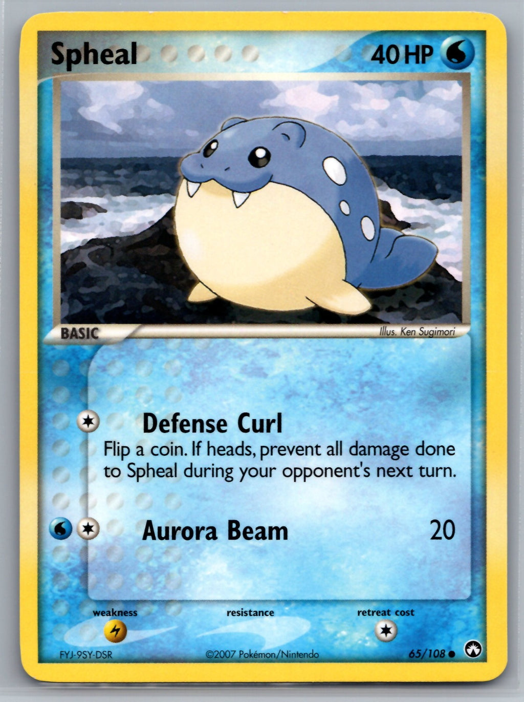 Spheal Common EX Power Keepers 65/108 NM