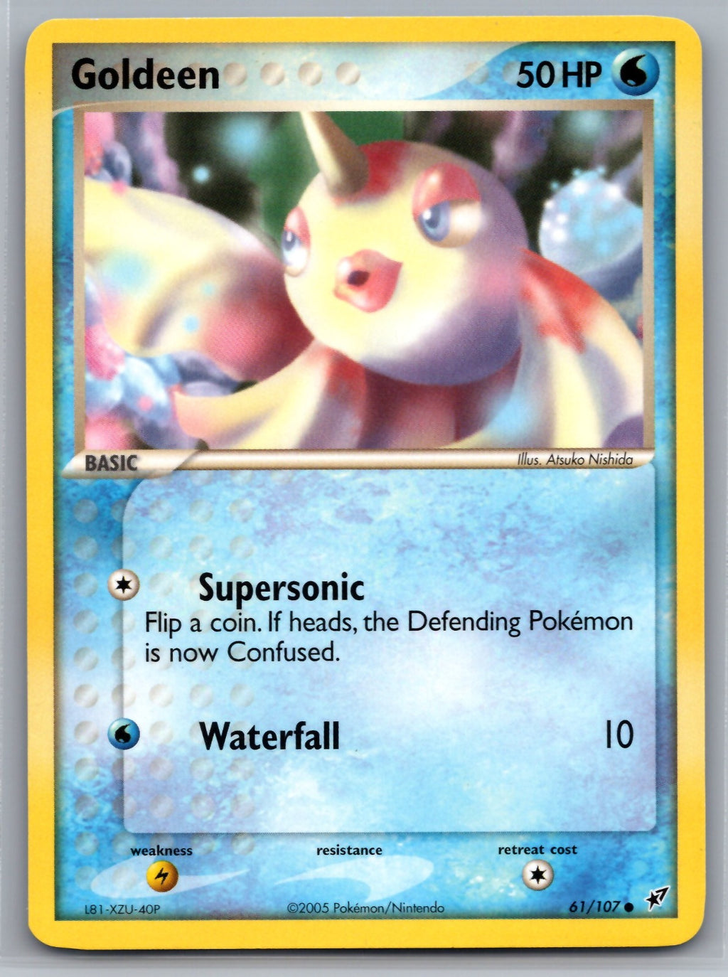 Goldeen Common EX Deoxys 61/107 NM