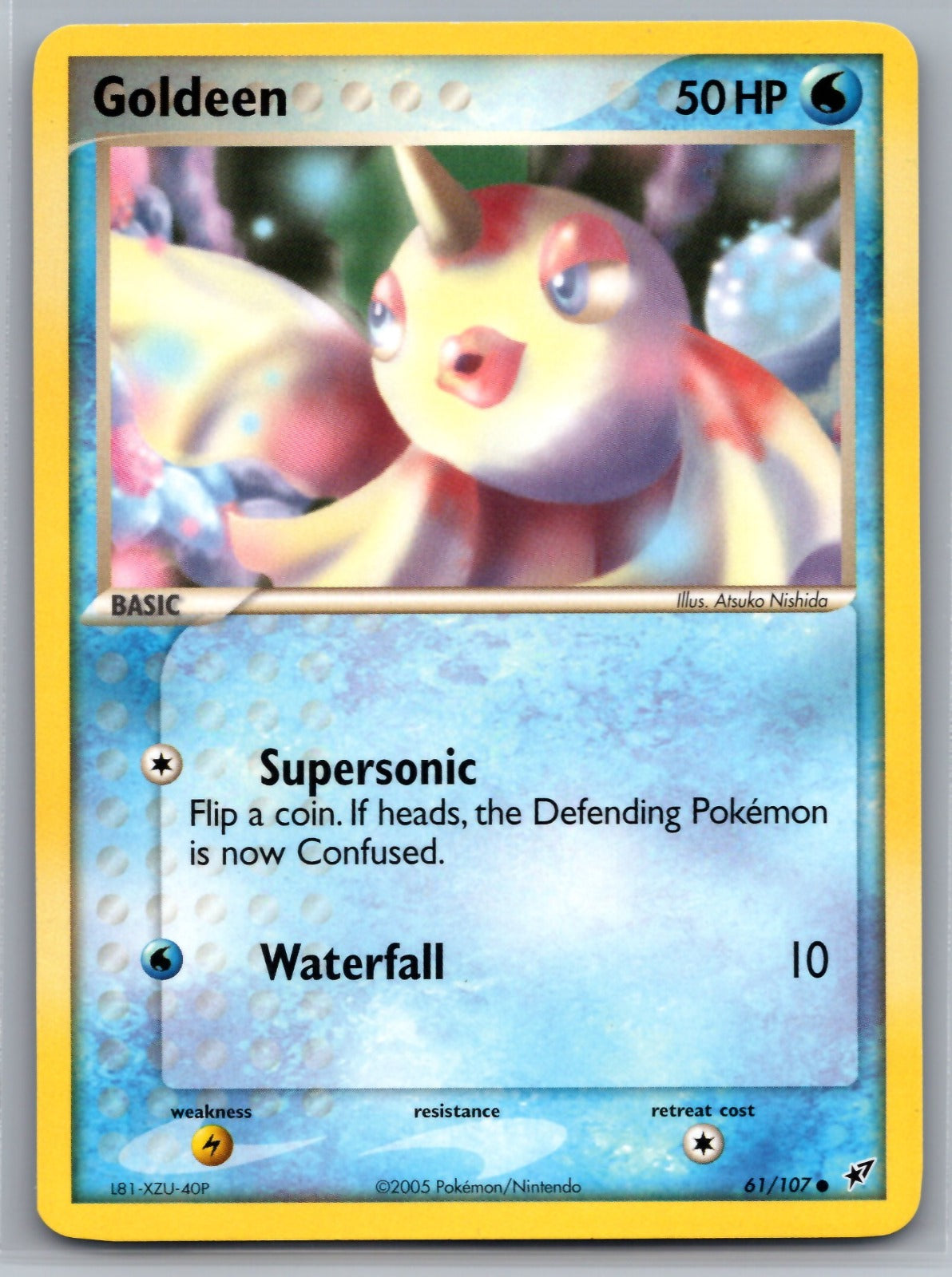 Goldeen Common EX Deoxys 61/107 NM