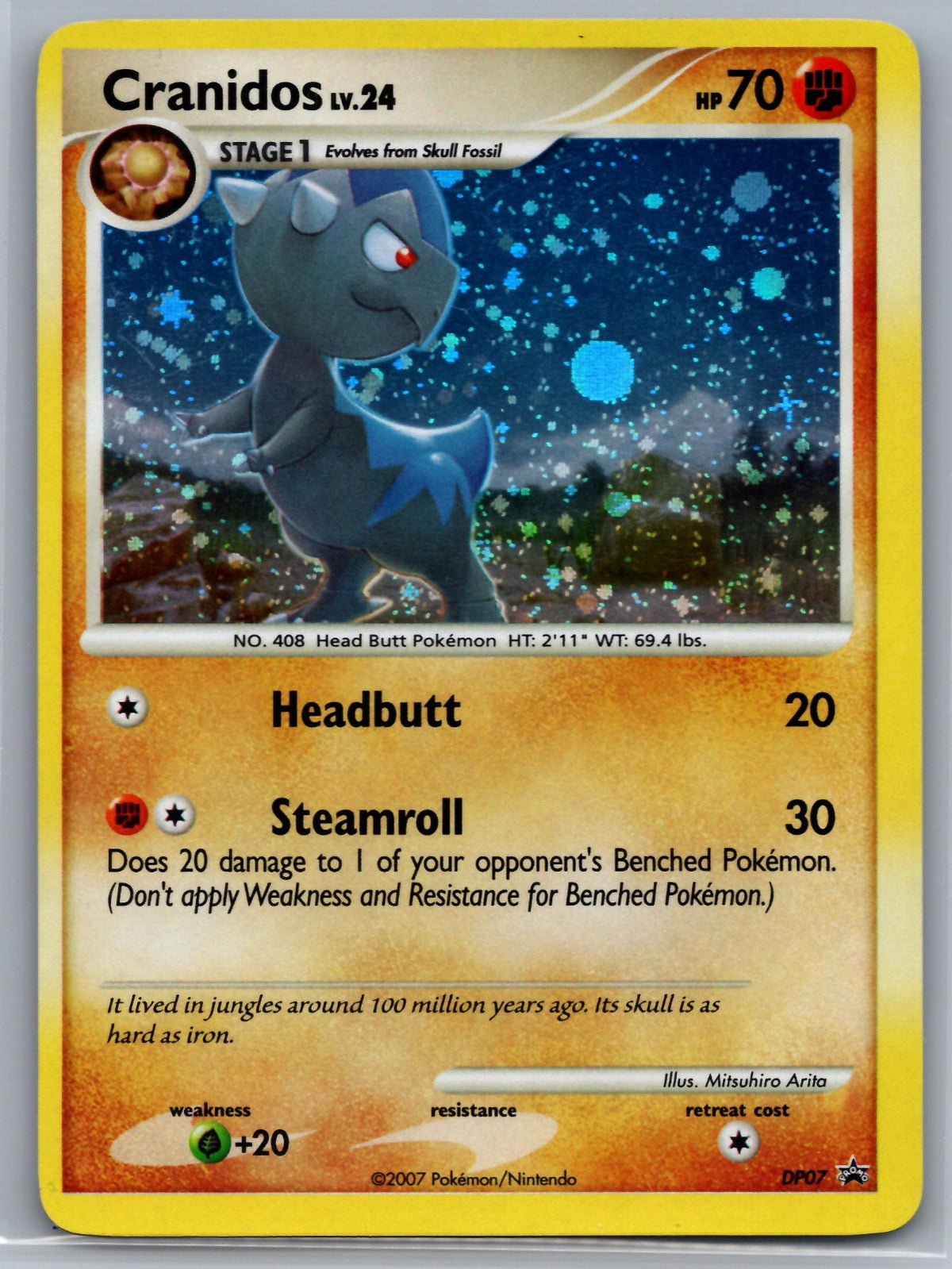 Cranidos Holo Promo Diamond and Pearl Promos DP07 LP