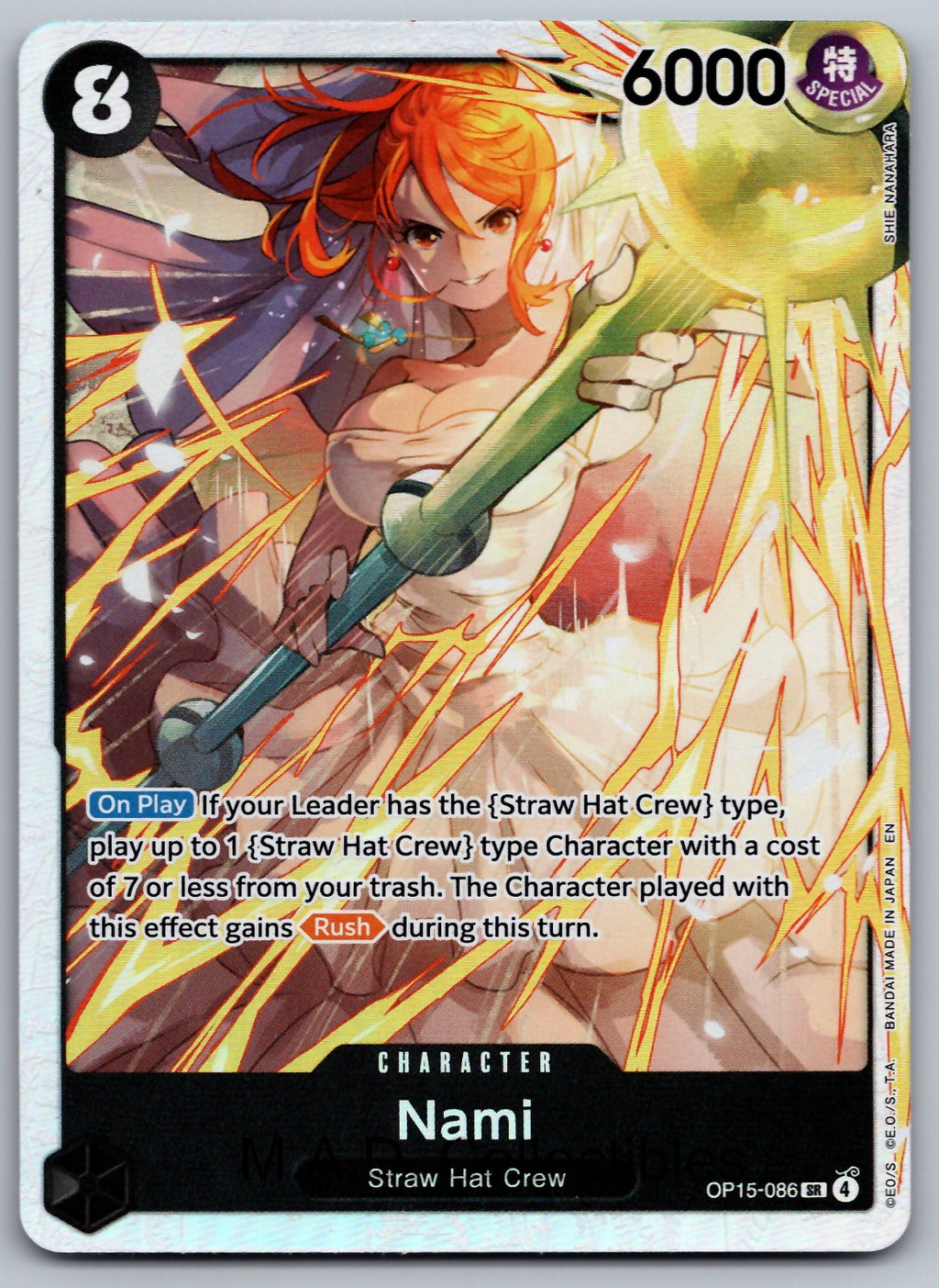Nami Foil SR Adventure on Kami's Island OP15-086 NM