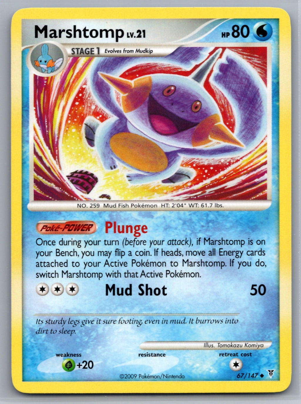 Marshtomp Uncommon Supreme Victors 67 NM