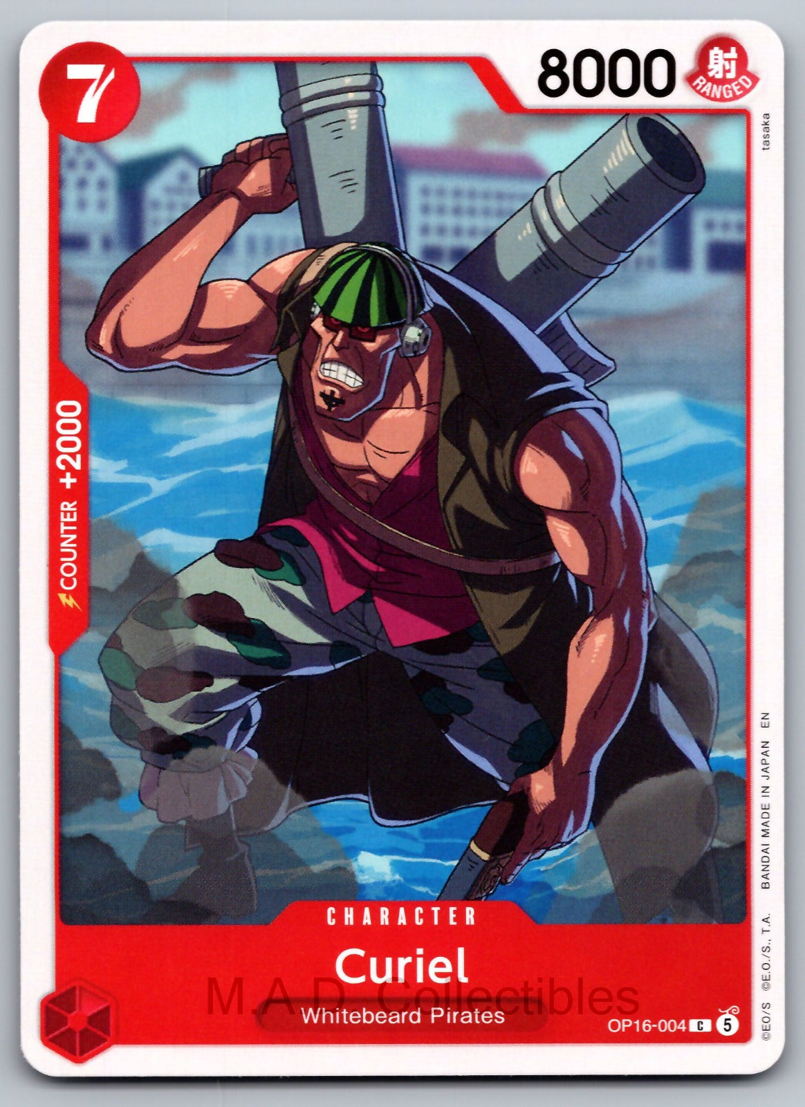 Curiel C The Time of Battle OP16-004 NM