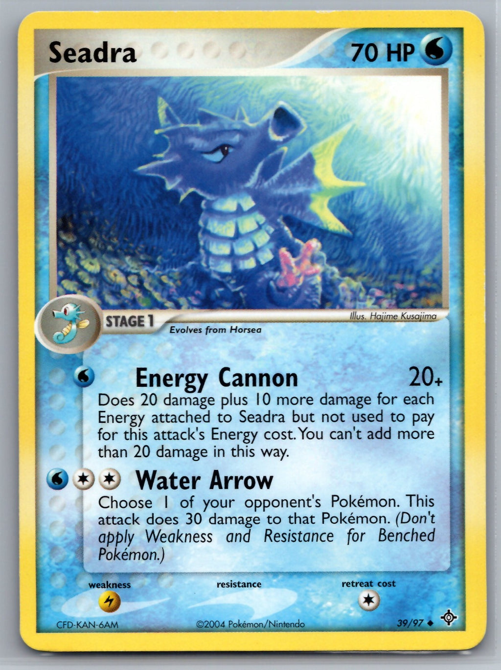 Seadra Uncommon EX Dragon 39/97 NM