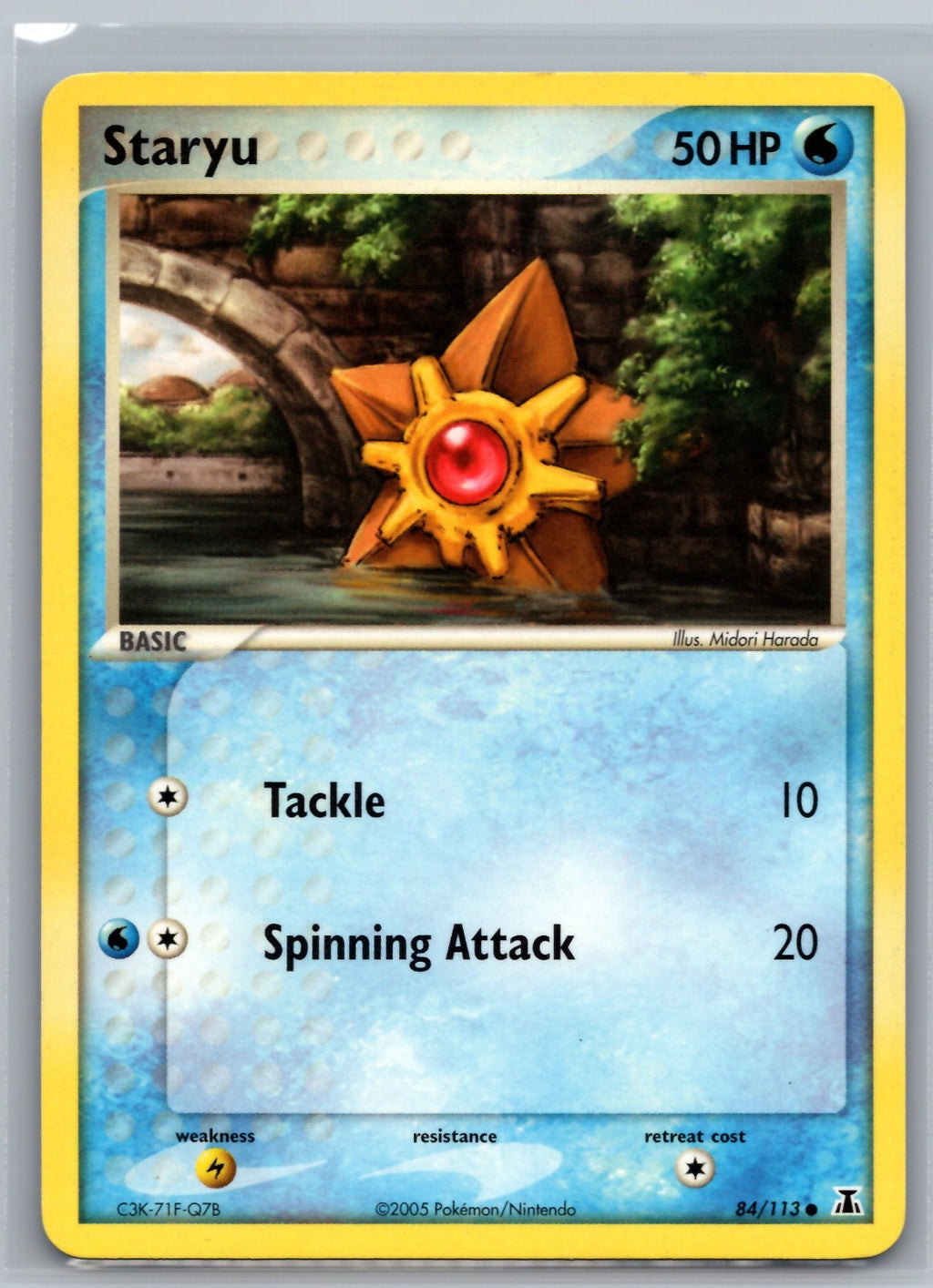 Staryu Common EX Delta Species 84/113 NM